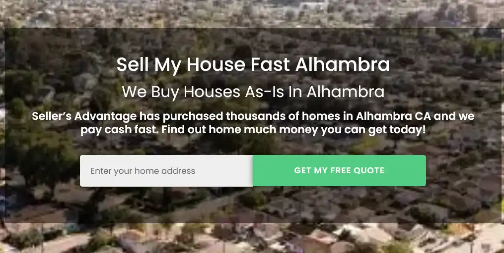 Vendo mi casa rapido en Alhambra compramos casas rapido Alhambra CA