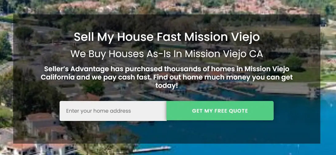 Sell My House Fast Mission Viejo Sell My House Fast Mission Viejo