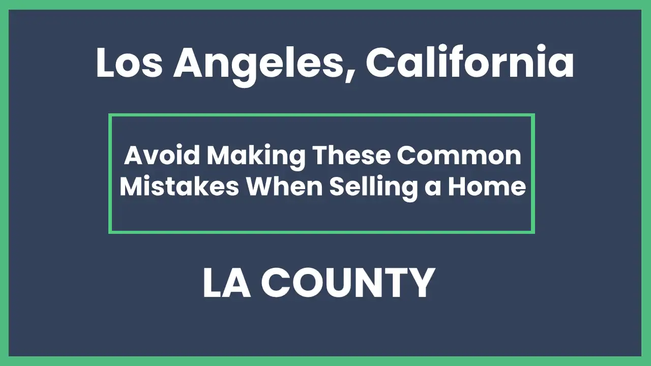 Esto podría significar utilizar un agente inmobiliario experimentado o hacer una oferta en efectivo, pero aquí hay algunos errores comunes que la gente comete al vender una casa.