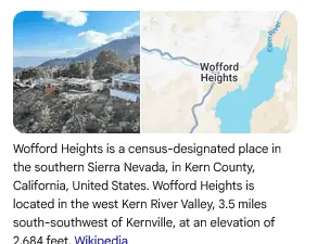 Wofford Heights, California