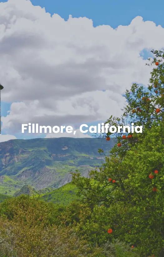 Fillmore, California Mountain view of Fillmore California
