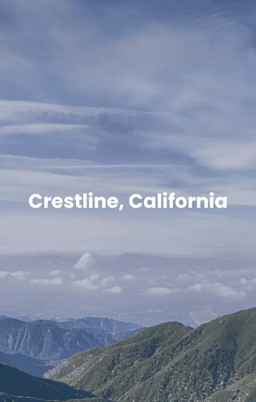 Crestline, California Mountain view of Crestline California.