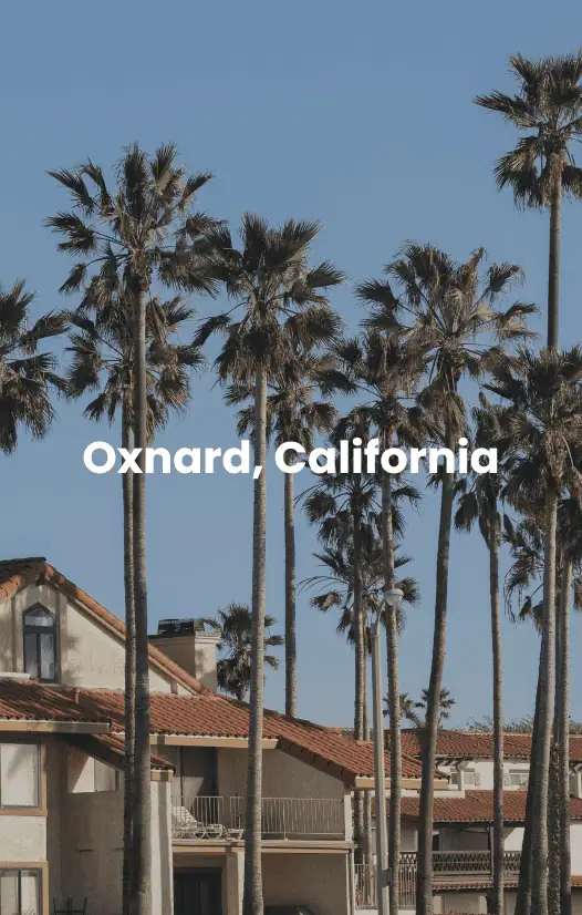 Oxnard, California Vista de la calle Oxnard, California.