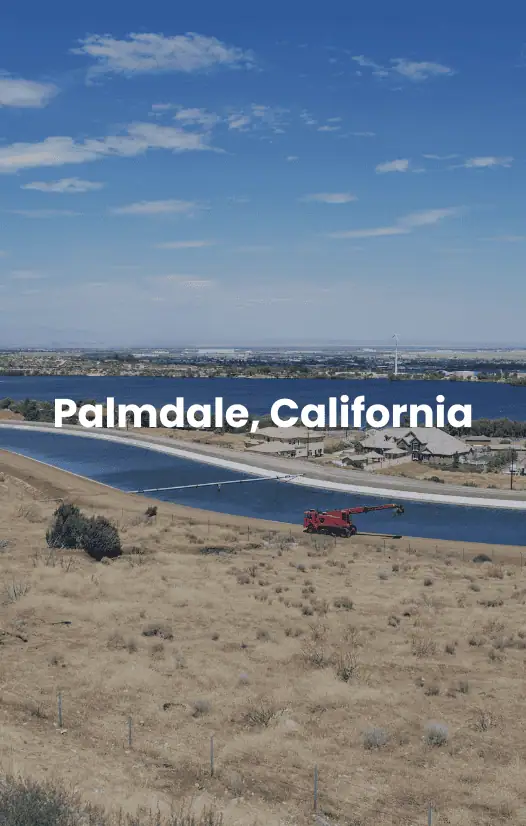 Palmdale, California Vista aérea de Pamdale.